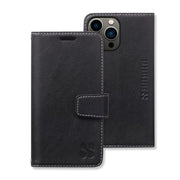 SafeSleeve Antimicrobial for iPhone 15 Series (15, 15 Plus, 15 Pro, 15 Pro Max) with EMF Blocking Protection - Color: Black