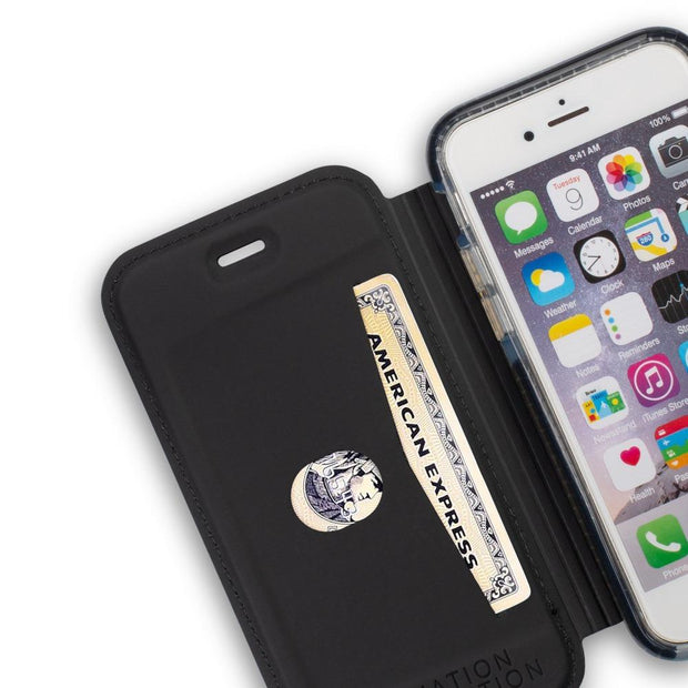 Black SafeSleeve Slim for iPhone 6/6s, 7 & 8 PLUS - Case for EMF Blocking