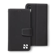 black iPhone XR (10 R) RFID blocking wallet case