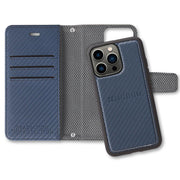 SafeSleeve Detachable for iPhone 15 Series (15, 15 Plus, 15 Pro, 15 Pro Max) - Color: Carbon Black, Navy, Cranberry, Wintergreen, Beige, Leather - Tan, Leopard, White Marble, Eggplant - iPhone Model: iPhone 15, iPhone 15 Plus, iPhone 15 Pro, iPhone 15 Pro