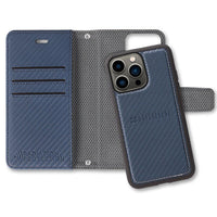 SafeSleeve Detachable for iPhone 15 Series (15, 15 Plus, 15 Pro, 15 Pro Max) - Color: Carbon Black, Navy, Cranberry, Wintergreen, Beige, Leather - Tan, Leopard, White Marble, Eggplant - iPhone Model: iPhone 15, iPhone 15 Plus, iPhone 15 Pro, iPhone 15 Pro