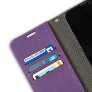 Purple iPhone 11 Pro Anti-Radiation Wallet Case