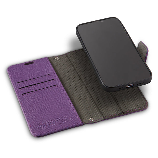 Purple iPhone 11 Pro Anti-Radiation Wallet Case