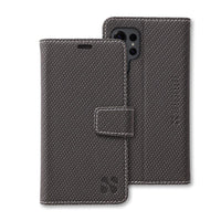 SafeSleeve detachable case for Samsung Galaxy S25 series, featuring a textured design and magnetic closure.