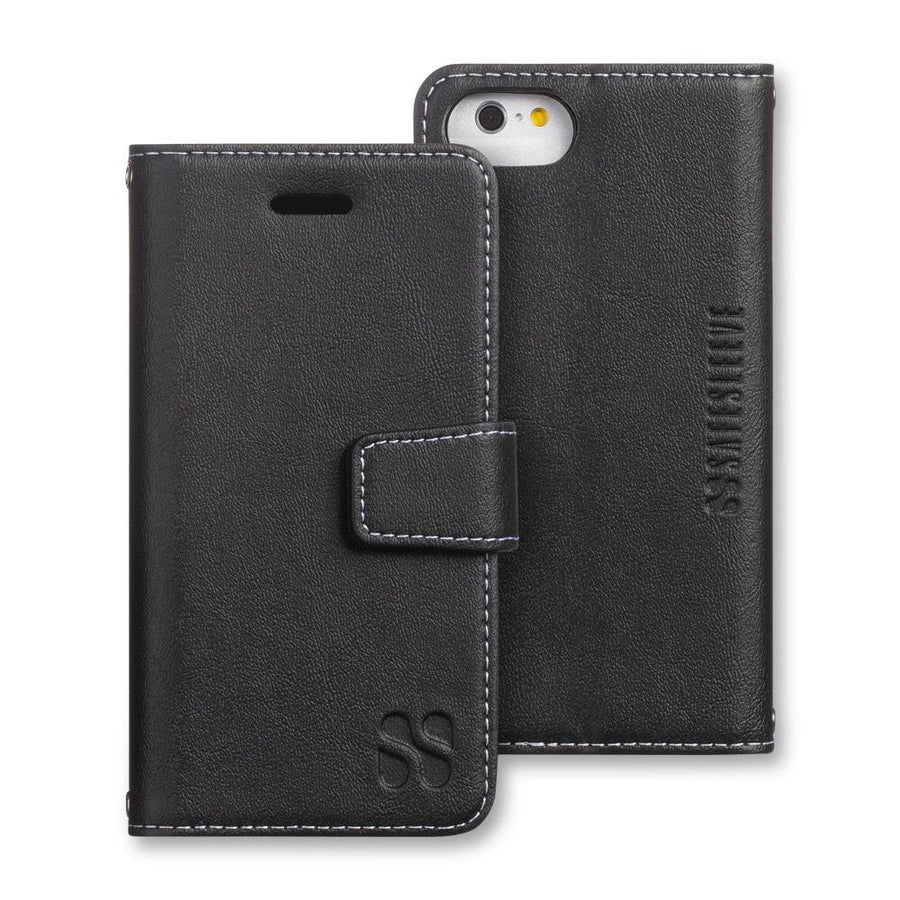 SafeSleeve Antimicrobial case for iPhone 6/6s Plus, 7 Plus & 8 Plus - Black