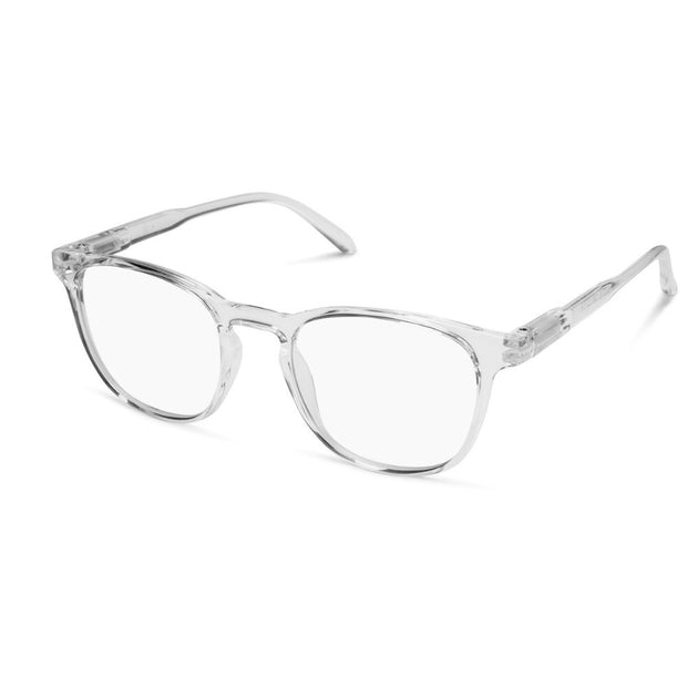 Blue light glasses clear color frame, round frame