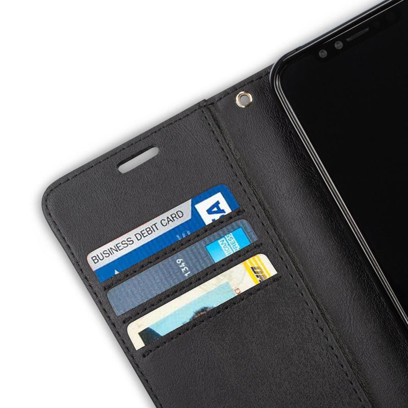 SafeSleeve Antimicrobial for iPhone 15 Series (15, 15 Plus, 15 Pro, 15 Pro Max) with EMF Blocking Protection - Color: Black, Camel