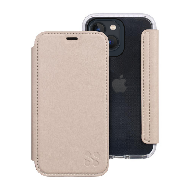 SafeSleeve Slim EMF Blocking Case for iPhone 15 Series (15, 15 Plus, 15 Pro, 15 Pro Max) - Anti Radiation tech - Color: Beige