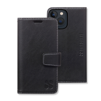 SafeSleeve Antimicrobial for iPhone 15 Series (15, 15 Plus, 15 Pro, 15 Pro Max) with EMF Blocking Protection - Color: Black
