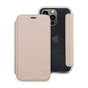 SafeSleeve Slim EMF Blocking Case for iPhone 15 Series (15, 15 Plus, 15 Pro, 15 Pro Max) - Anti Radiation tech - Color: Beige