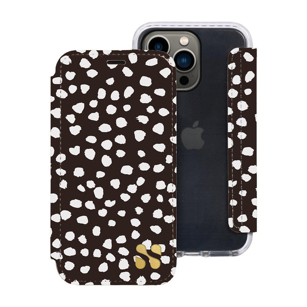 SafeSleeve Slim EMF Blocking Case for iPhone 15 Series (15, 15 Plus, 15 Pro, 15 Pro Max) - Anti Radiation tech - Color: Leopard