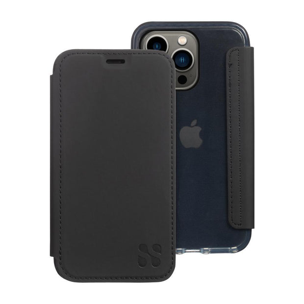Black - SafeSleeve Slim EMF Blocking Case for iPhone 14 Series (14, 14 Plus, 14 Pro, 14 Pro Max)