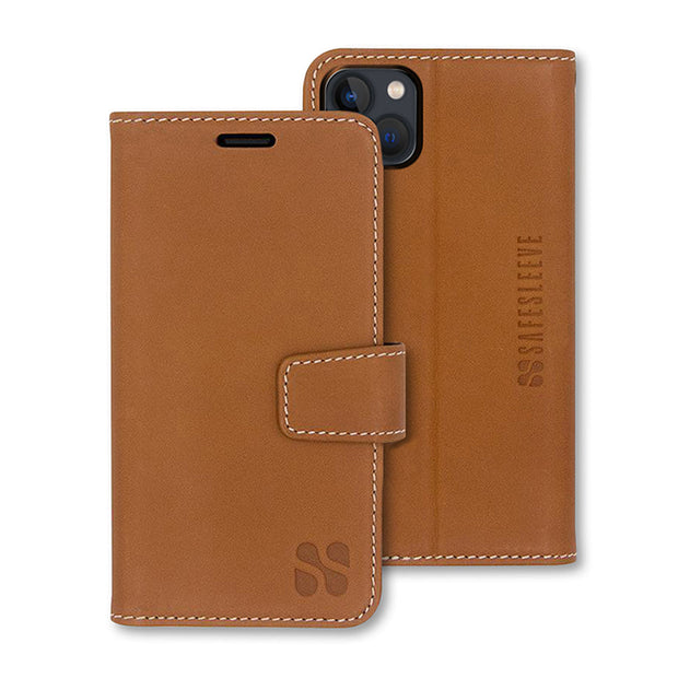 Brown SafeSleeve Detachable for iPhone 13 Mini