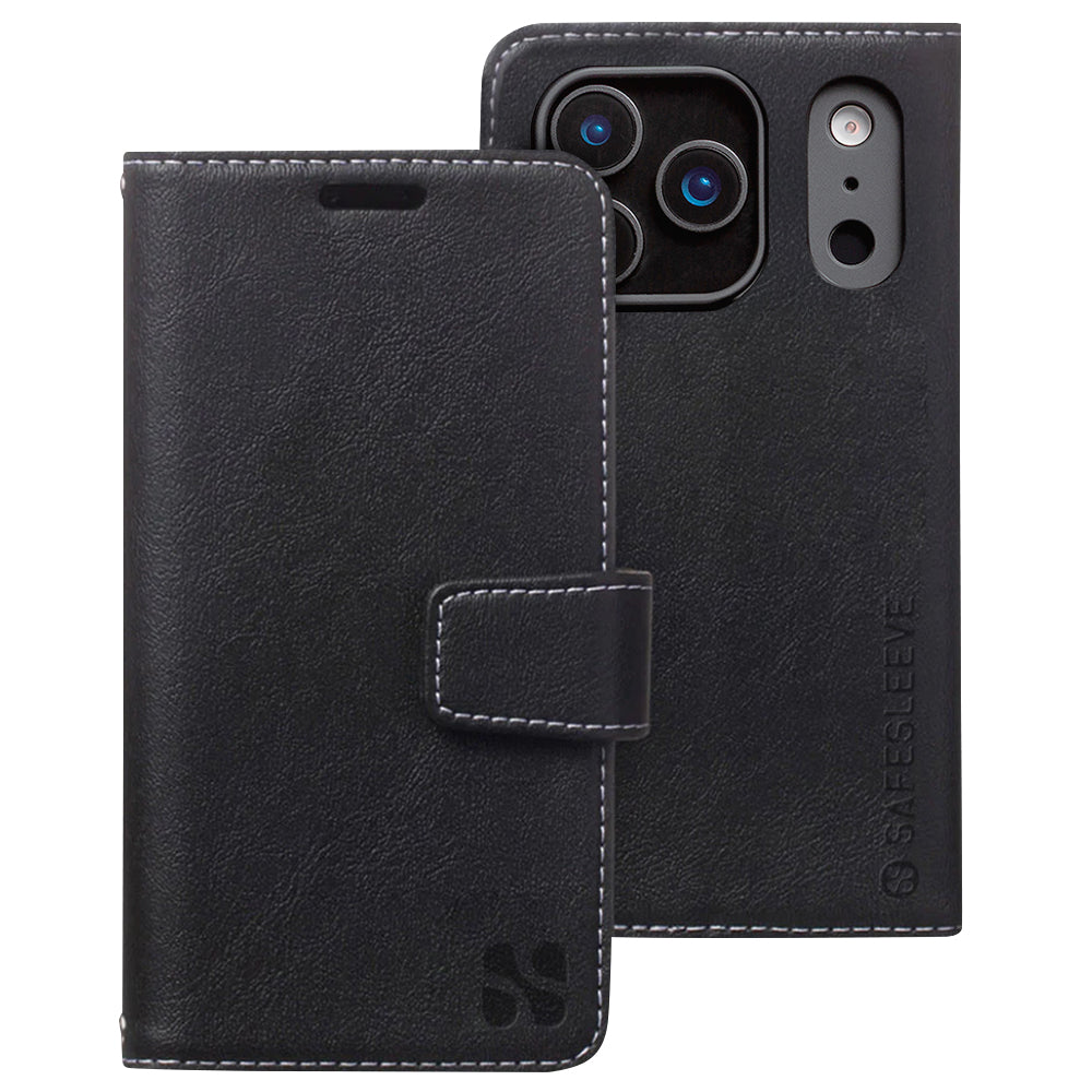 SafeSleeve Antimicrobial for iPhone 17 Series (17, 17 Air, 17 Pro, 17 Pro Max, 17e) Black / iPhone 17 Pro