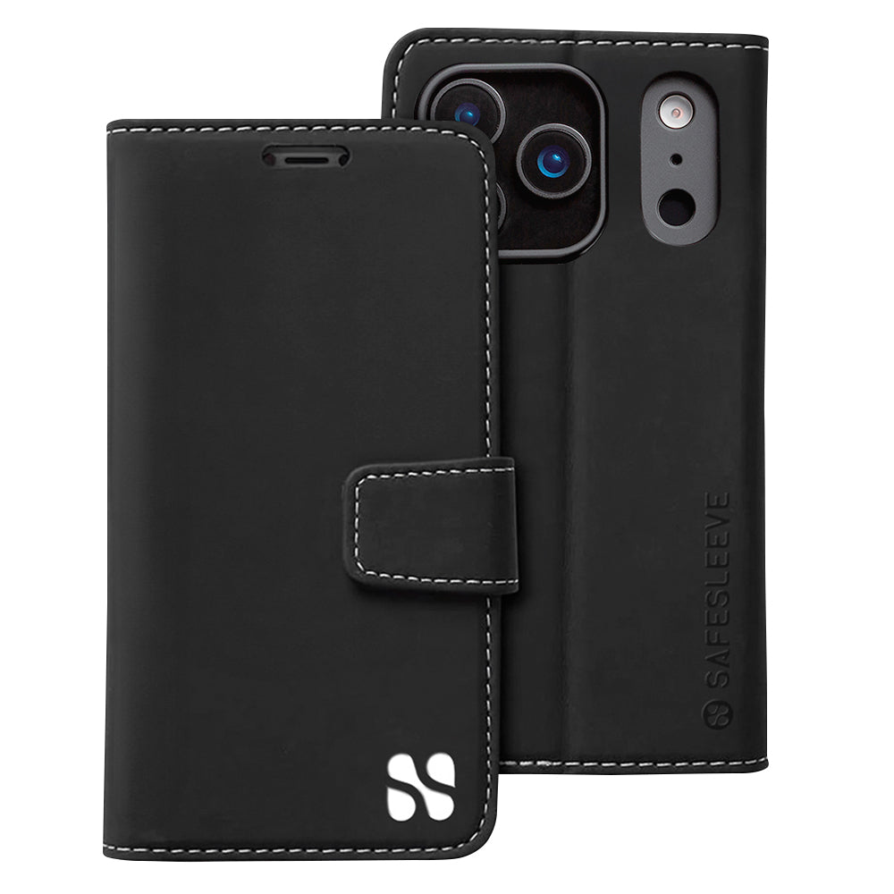 SafeSleeve for iPhone 17 Series (17, 17 Air, 17 Pro, 17 Pro Max, 17e) Black / iPhone 17 Pro