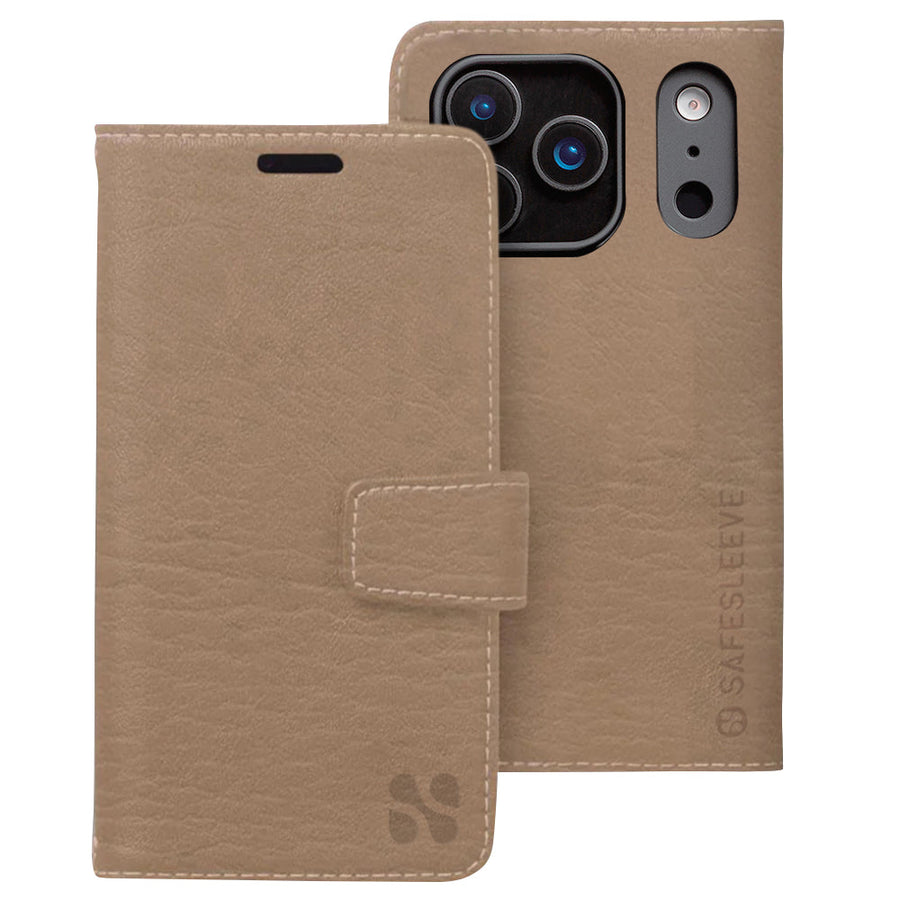 SafeSleeve Antimicrobial case for iPhone 17 Pro & 17 Pro Max - Camel