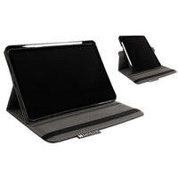 EMF radiation blocking iPad case for Air 4th and 5th generation with a foldable stand and protective cover.