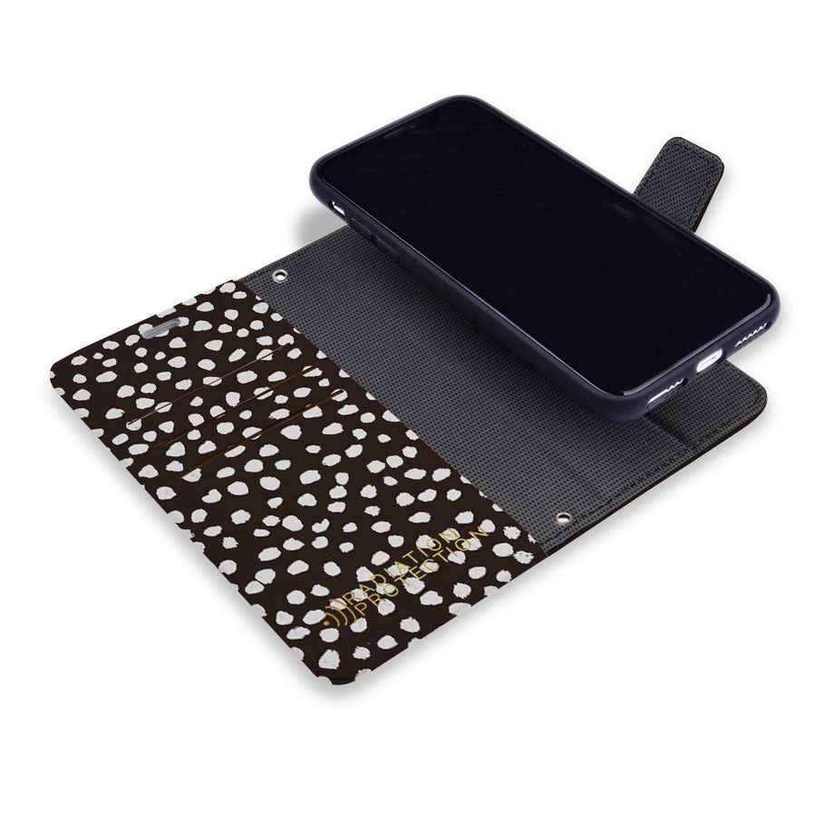 SafeSleeve Detachable for iPhone 13 Pro MAX polkadots
