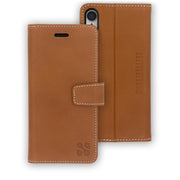 light brown iPhone XR (10 R) anti-radiation wallet case