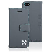 grey anti-radiation and RFID Blocking iPhone SE, 5, and 5s wallet case