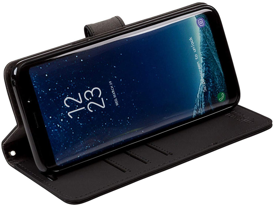 Samsung Galaxy S10e RFID Blocking wallet case with stand
