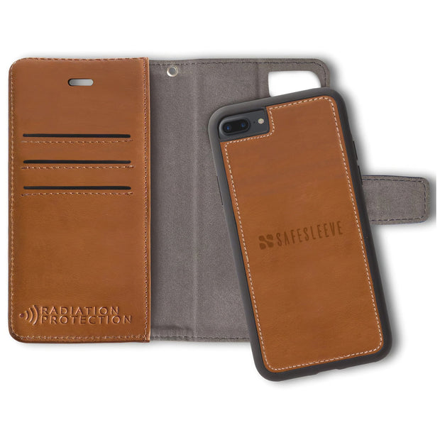 Brown Wallet Case for the iPhone 6 Plus, 6s Plus, 7 Plus & 8 Plus