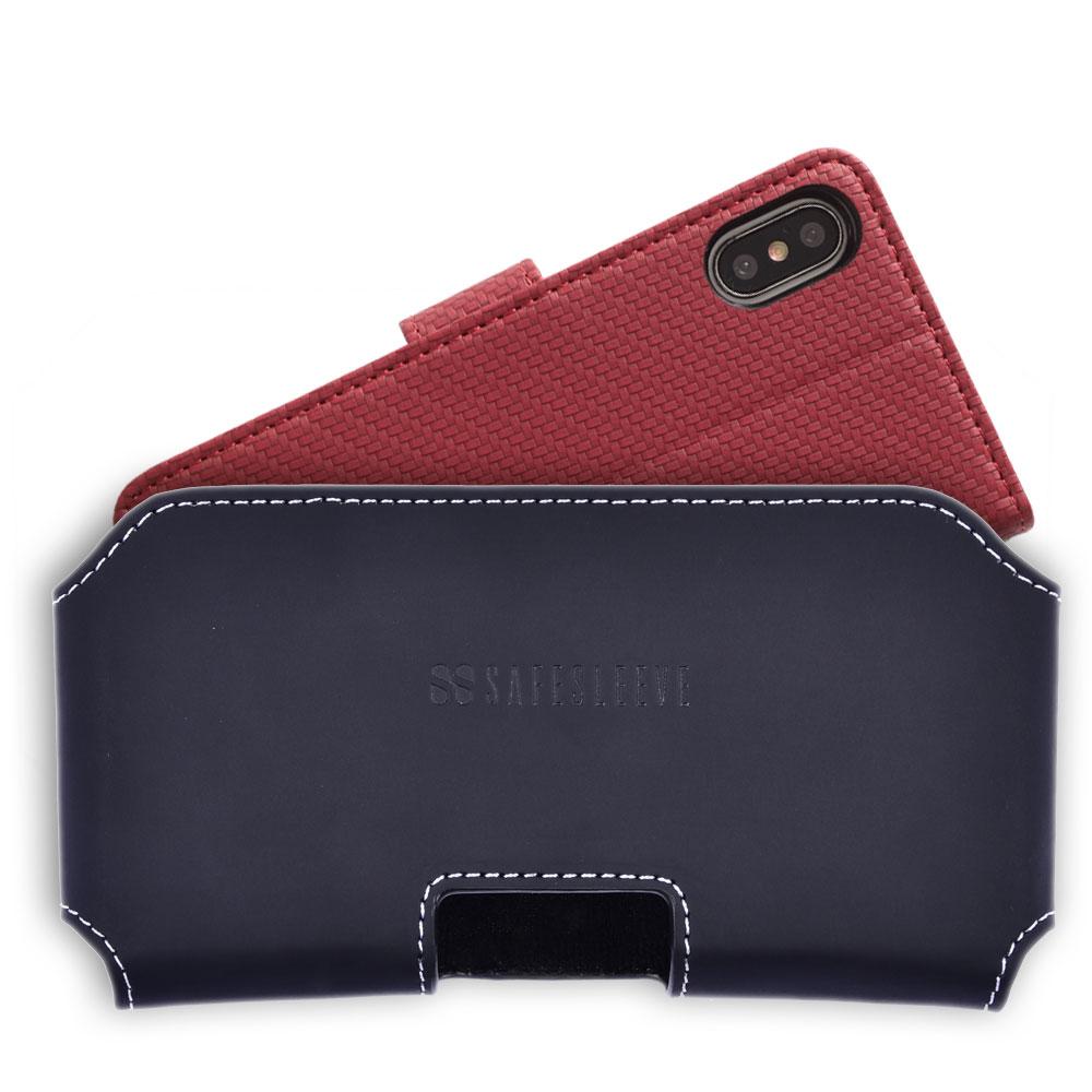 Cell phone holder belt top