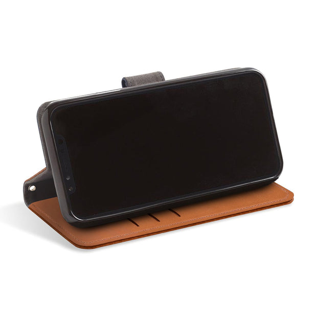 light brown iPhone XR (10 R) anti-radiation wallet case