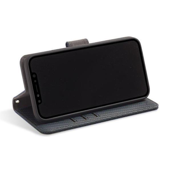 iPhone XR RFID blocking wallet convertible stand
