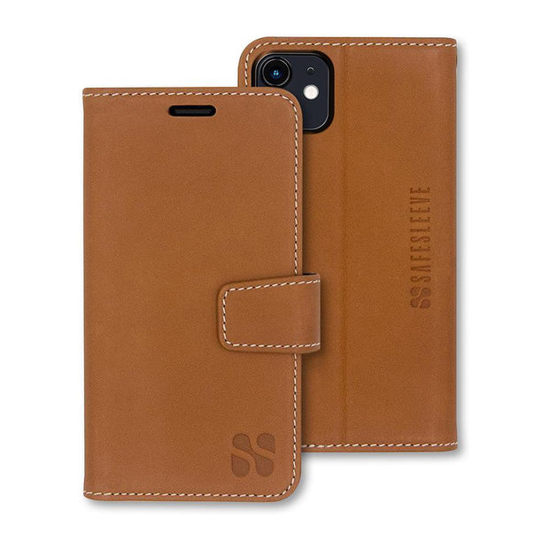Brown Detachable Wallet Case for iPhone 11