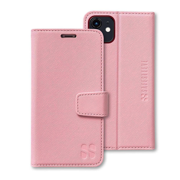 Pink iPhone 11 Anti-Radiation and RFID blocking Wallet Case