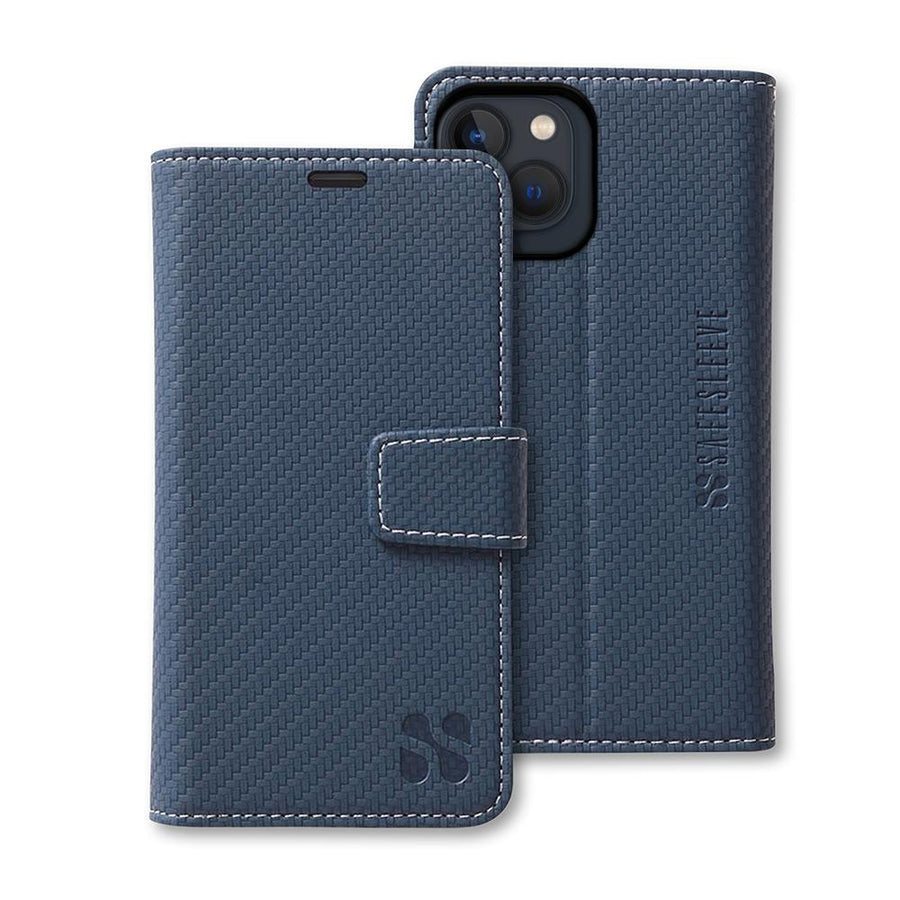 SafeSleeve Detachable for iPhone 14 Series (14, 14 Plus, 14 Pro, 14 Pro Max) Color: Navy