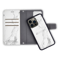 Marble White iPhone 11 Pro Anti-Radiation Wallet Case