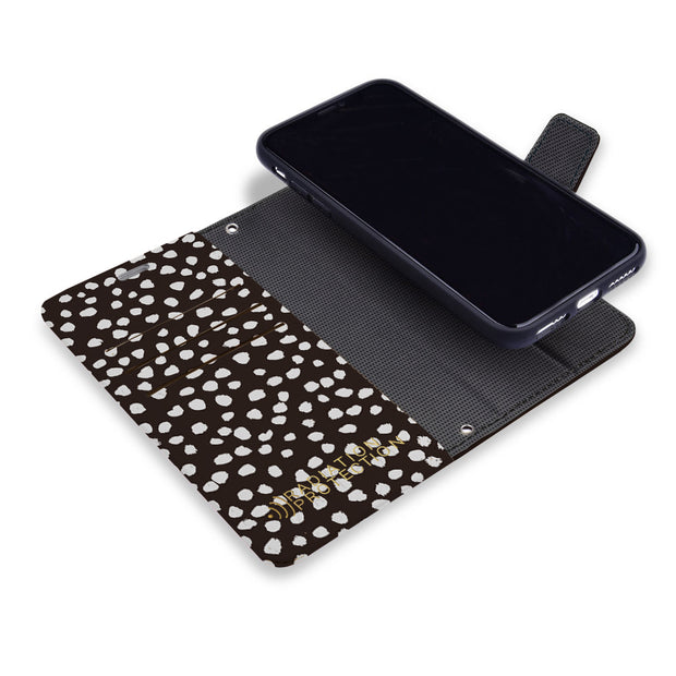 Black polkadot SafeSleeve Detachable for iPhone 12 & 12 Pro