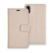 beige iPhone X/Xs (10/10s) anti-radiation wallet case
