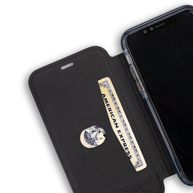 Black - SafeSleeve Slim EMF blocking Case for iPhone 13 Mini