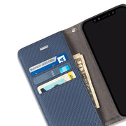 Blue iPhone 11 Anti-Radiation and RFID Blocking Wallet Case