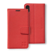 red RFID blocking wallet case for the iPhone Xs Max (10s Max)