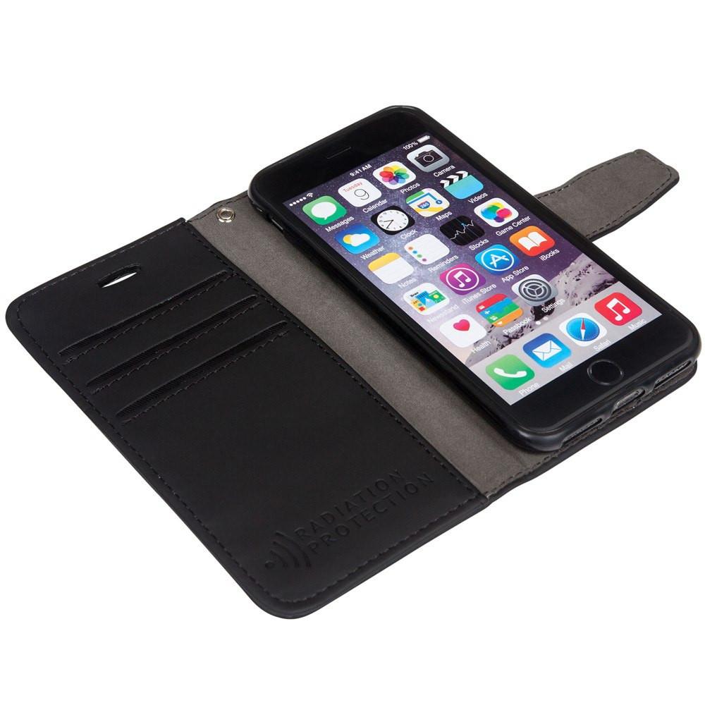 SafeSleeve 7+Blk Anti Radiation RFID Case for iPhone 7 Plus/8 Plus ELF and RF Blocking Identity Theft Protection Wallet - Black SafeSleeve 7+Blk Anti Radiation RFID Case for iPhone 7 Plus/8 Plus ELF and RF Blocking Identity Theft Protection Wallet - Black