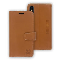 light brown  iPhone X/Xs (10/10s) anti-radiation and RFID blocking wallet case