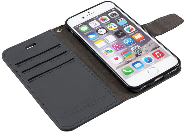 grey anti-radiation wallet case for the iPhone 6/6s, 7 & 8