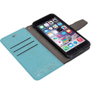 lightweight sky blue iPhone 6/6s, 7 & 8 anti-radiation wallet case