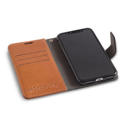 light brown iPhone X/Xs (10/10s) RFID blocking wallet case
