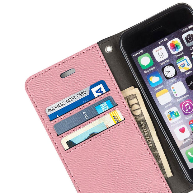 Pink iPhone 6/6s PLUS, 7 PLUS & 8 PLUS Anti-radiation wallet case