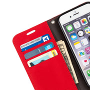 red iPhone 6/6s, 7 & 8 anti-radiation wallet case