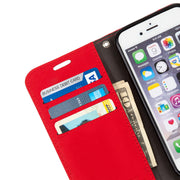 red Anti-Radiation Wallet Case for iPhone 6 Plus, 7 Plus & 8 Plus