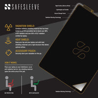 SafeSleeve anti-radiation shield lap desk