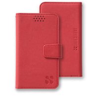 Red Anti-Radiation and RFID blocking Wallet Case for Samsung, HTC, LG, Motorola, Xiaomi, Nexus